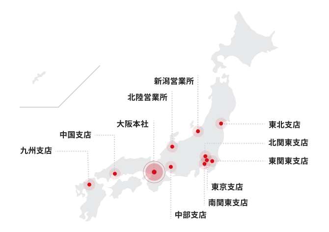 事業拠点マップ